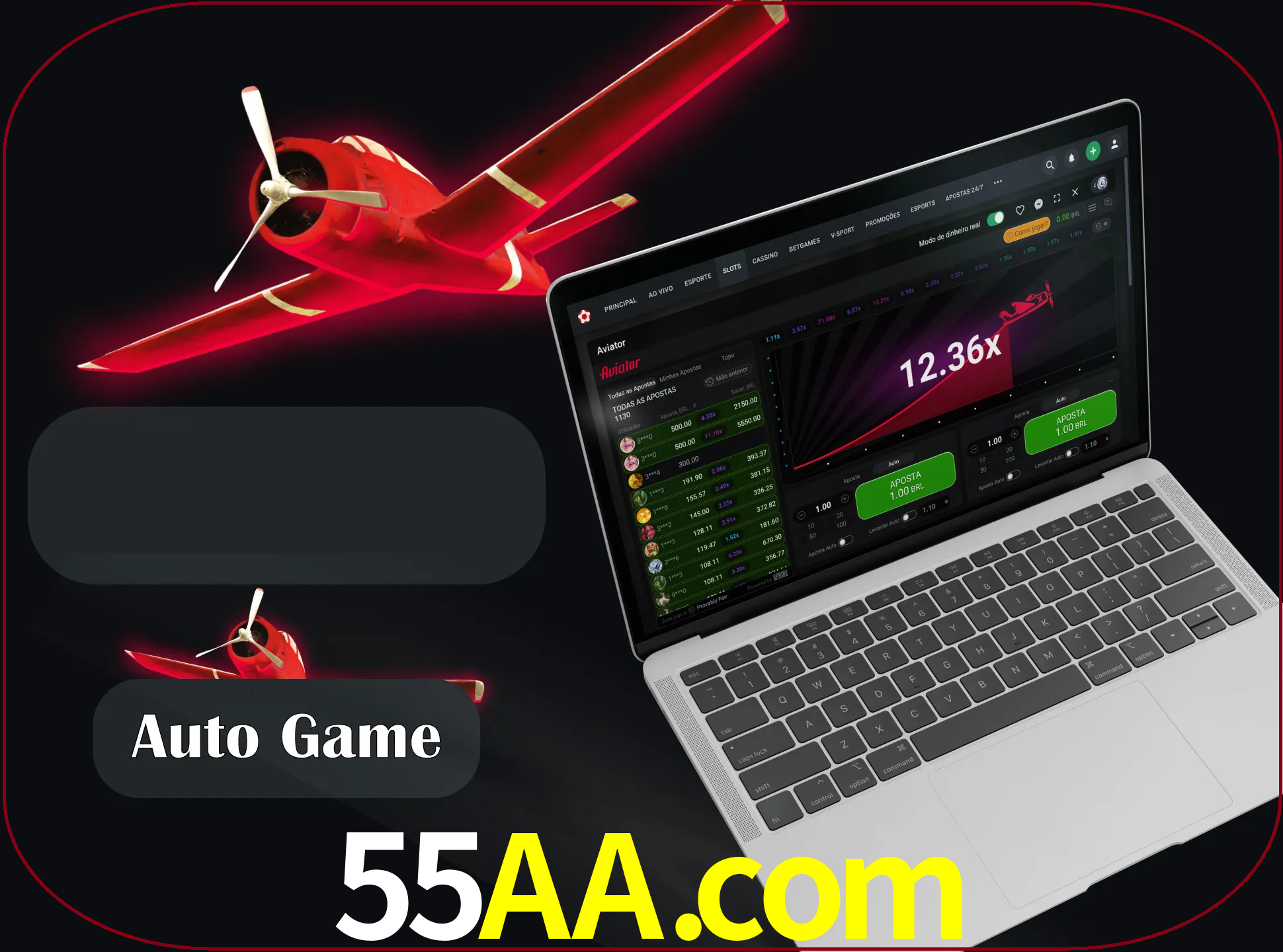 No modo automático, os jogos apostam e sacam seu dinheiro automaticamente.