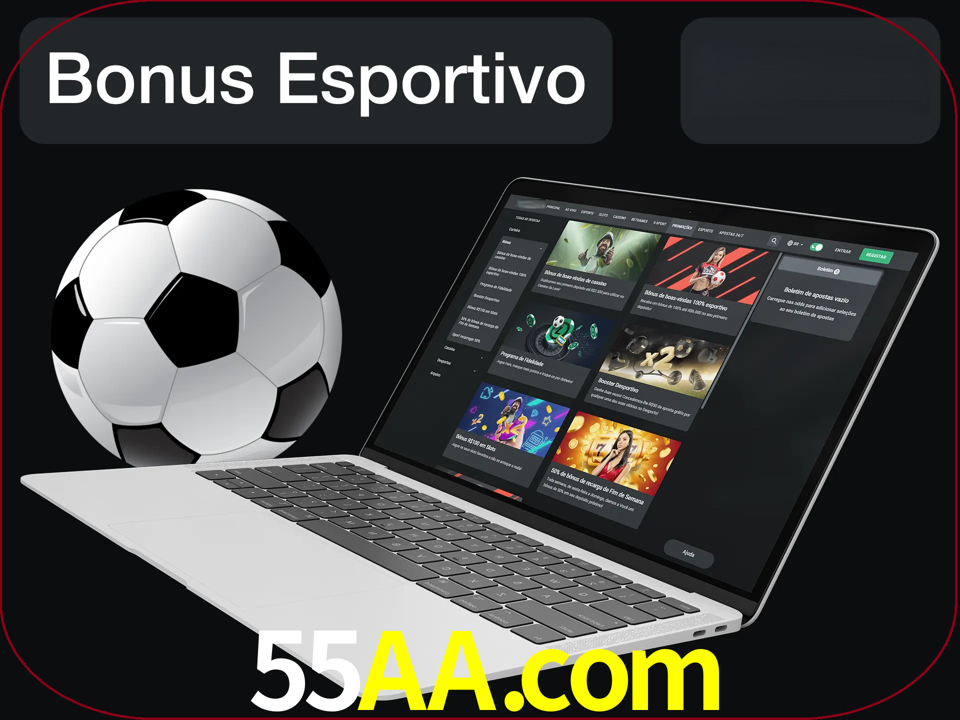 Antes de começar a apostar, use o bônus esportivo.