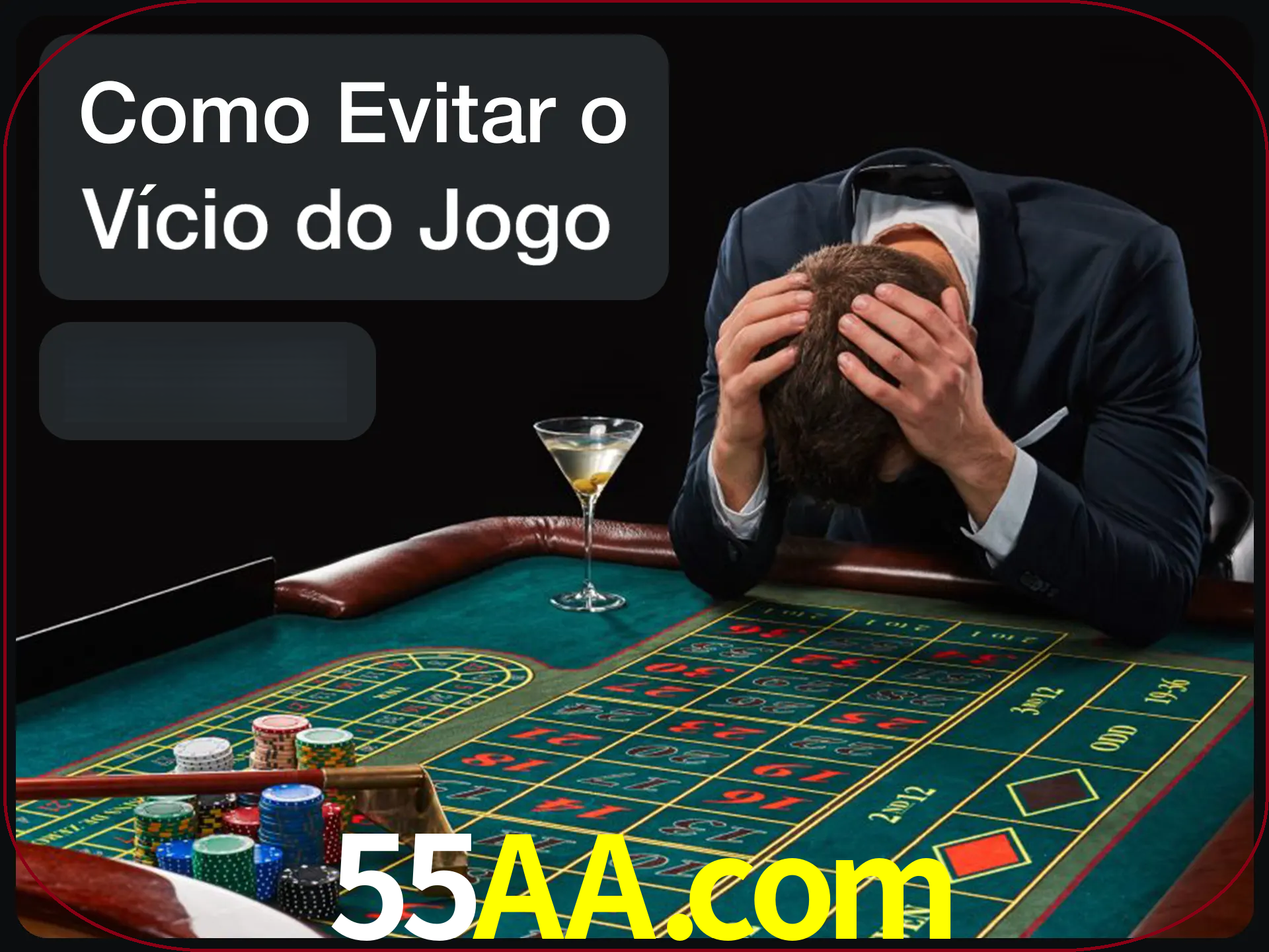 Você é responsável por cada uma de suas apostas.